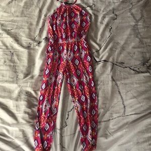 Colorful long romper